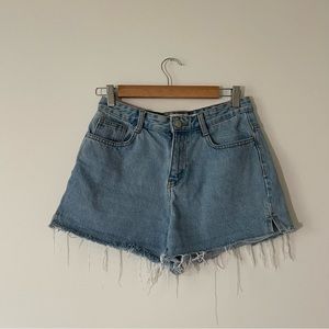 Light Wash Korean Jean Shorts